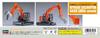 Hasegawa Scale Hitachi Construction Machinery Hydraulic Excavator ZAXIS 135US Crusher Model Plastic Model 66103 1/35