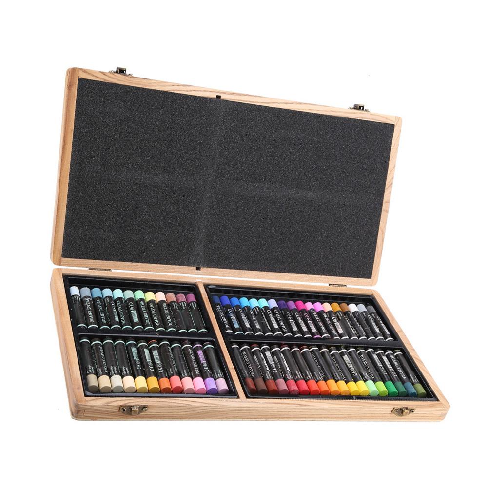 Delgreen 60 Colors Heavy Oil Pastel Oil Painting Stick Fine Art Painting Crayon Set