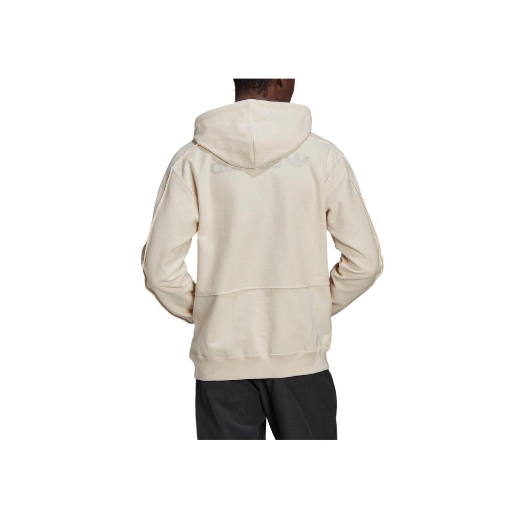 adidas Felpa con cappuccio Originals Trefoil Loopback Uomo Top Giallo Bianco HP0427