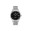Tissot Relógio Unisexo Automático Mecânico Coleção Le Locle 39,3mm Mostrador Preto Caixa de Aço T0064071105300+T41118353