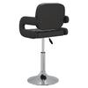 Dining Chairs 2 Pcs Swivel Black Faux Leather