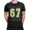 Men Women Fun Six Seven 6 7 Meme T Shirts  Cotton Clothing Funny Short Sleeve Crew Neck Tee Shirt Big Size T-Shirt
