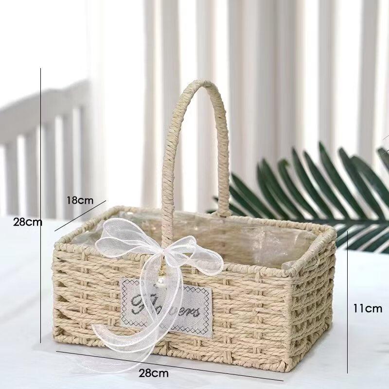 Yuede Imitation Wicker Holiday Gift and Fruit Basket