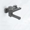 Brass Black Wall-Mounted Hot and Cold Mixed Type Bathtub Spout Hand Spray Shower Seat Gray White Chrome Bathroom Faucet