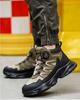 Rotation button Work Safety Men Steel Toe Anti smash puncture Protective Size 47 for Adult Men Suitable for Daily Wear