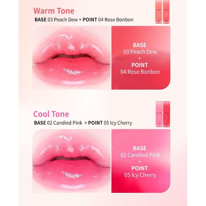 MACQUEEN - Dewy Water Glow Lip Tint - 9 Colors