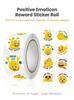 Lot de 500 autocollants de récompense avec expression faciale souriante amusante, 8 modèles, 2,5 cm/1,0 po, ronds, pour PC, Pad, réfrigérateur, cadeau, décoration de bricolage