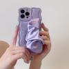 Electroplated Premium Silk Scarf Wristband for iPhone16Pro Max Apple 17 Mobile Phone Case 15/14 Niche Style