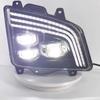 Jiefang JH6 Headlight Assembly: LED Ultra-Bright Laser, Three-Lens with Daytime Running Lights, Dual Low Beams.