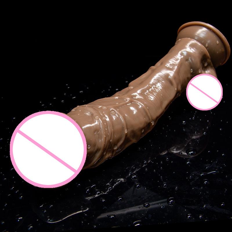 Mushroom Head Dildo Curved Upward Pvc Dildo Thick Dildo Male Female Masturbation Adult Sex Toys