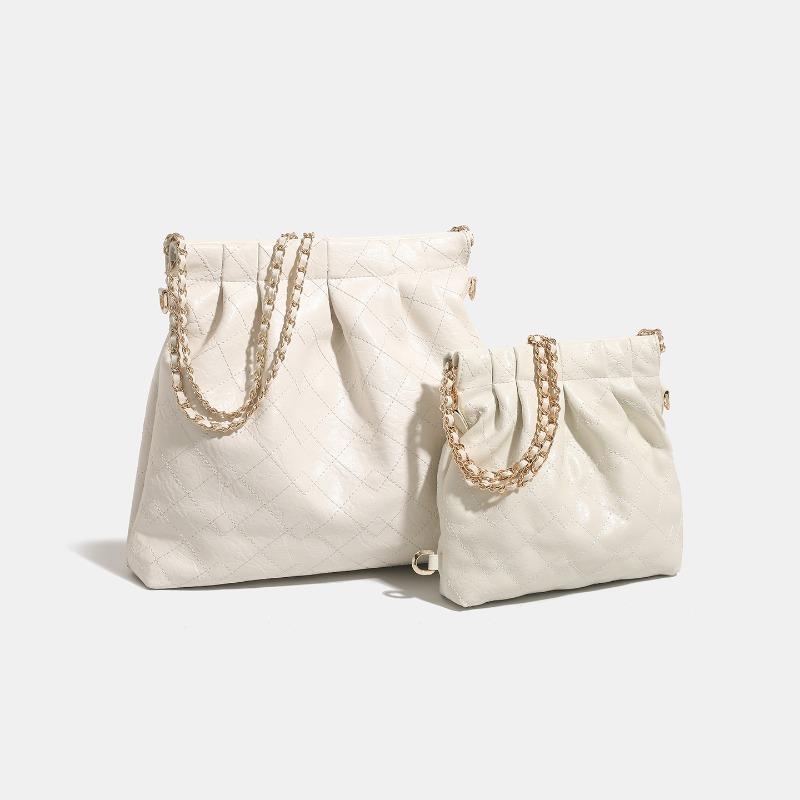 Niche Design High-end Chain Stray Bag Women's New Diamond Large-capacity Axillary Shoulder Tote Bag