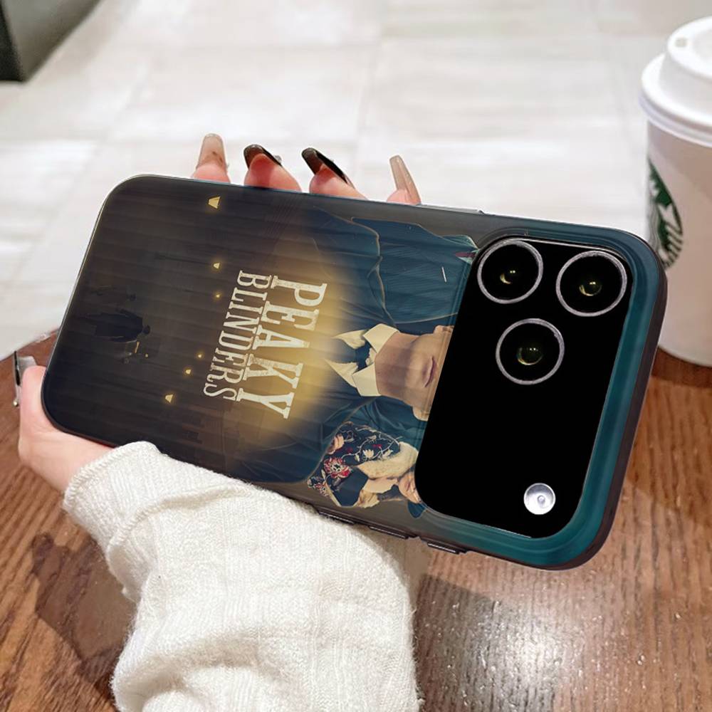 Movie P-Peaky-S B-Blinders Phone Case For IPhone 17 16 15 11 12 13 14 Pro Max Soft Corrugated Silicone Cover Case