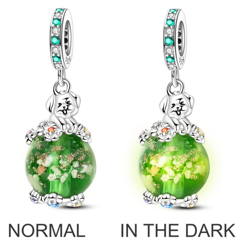 Copper Green Series Tree Cactus Avocado Pendant Diy Charm Beads Fit Original Pandora Charms Bracelet Women Jewelry