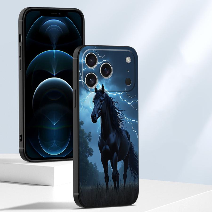 Lightning Horse Cool Case for Apple iPhone 17 Pro Max 11 12 16 XR XS MAX 13 Air 15 Pro 7 8 14 Funda Phone Cover
