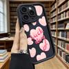 Pink Hearts with 'Luck day' Text Phone Case for iPhone 17 16 15 14 13 12 11 Pro Max Plus Anti Scratch, Gel Flexible Protective