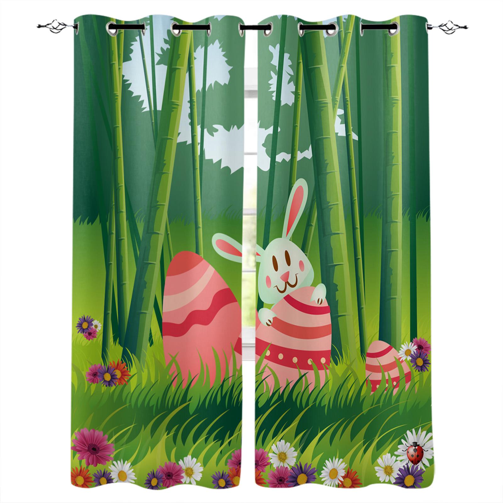 Пасхальные яйца Цветные украшения с любовью Домашние шторы Товары для дома Гостиная — фото 9