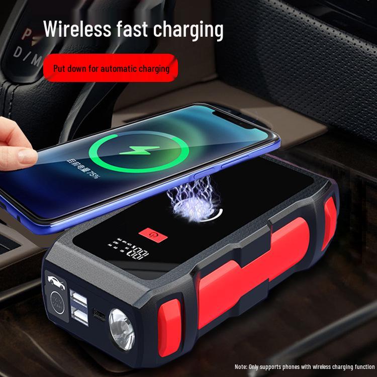 12V High-Capacity Car Jump Starter & Wireless Power Bank M10