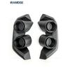 קצה מפלט מדמה ל-BMW G60 525i 530i סדרה 5 קישוט פלסטיק לקצה צינור הפליטה 2024-2026 אביזרים לפגוש אחורי