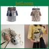 Crossborder Fashion Small Cylinder Bag With Tassels And Zipper Closure For Daily Wear