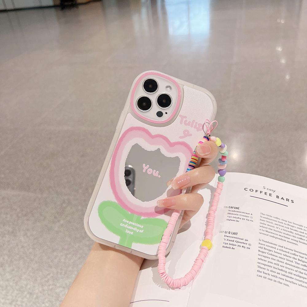 Applicable To IPhone15pro Max Apple 16 Mobile Phone Case 13 Chain X Mirror