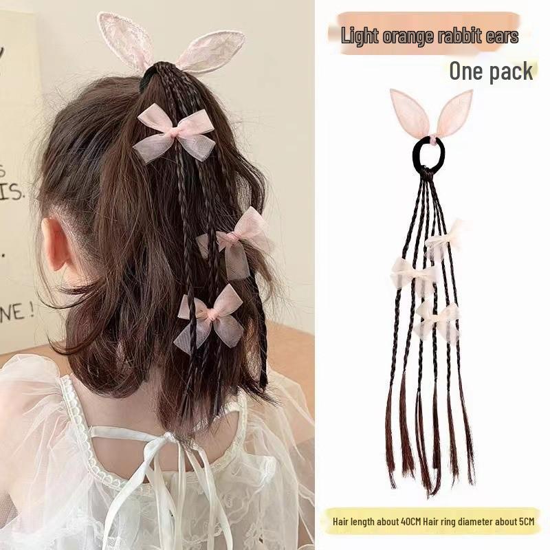 Sweet Cool Boxer Braids Wig for Kids - Ponytail Heart Braids Hair Ties & Accessories