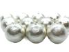 Cotton Pearls 6mm White 300 Pieces Double Hole Made in Japan Large Bag Beads (White)
