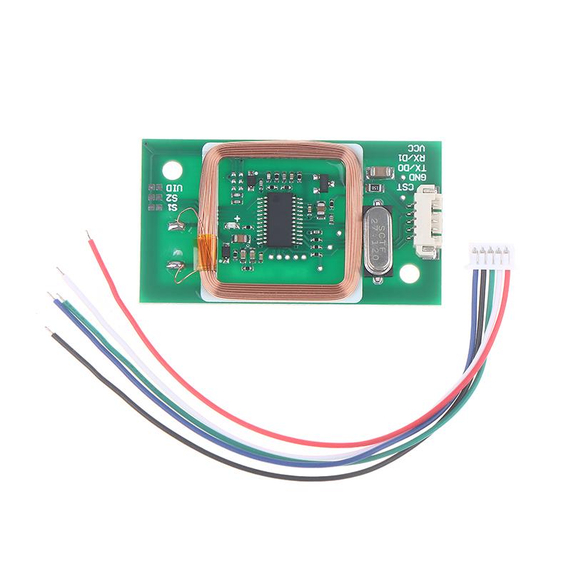 

Міні-модуль зчитувача RFID-карт 5В Wiegand Uart Ttl Вбудований інтерфейс Uart 125 кГц 13,56 МГц Двочастотний A2