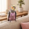 Yousheng Parrot Diaper Clothes with Leash, Parrot Flight Harness Diaper, Reusable Parrot Nappy Clothes, Outdoor Training Harness for Parakeet Budgies