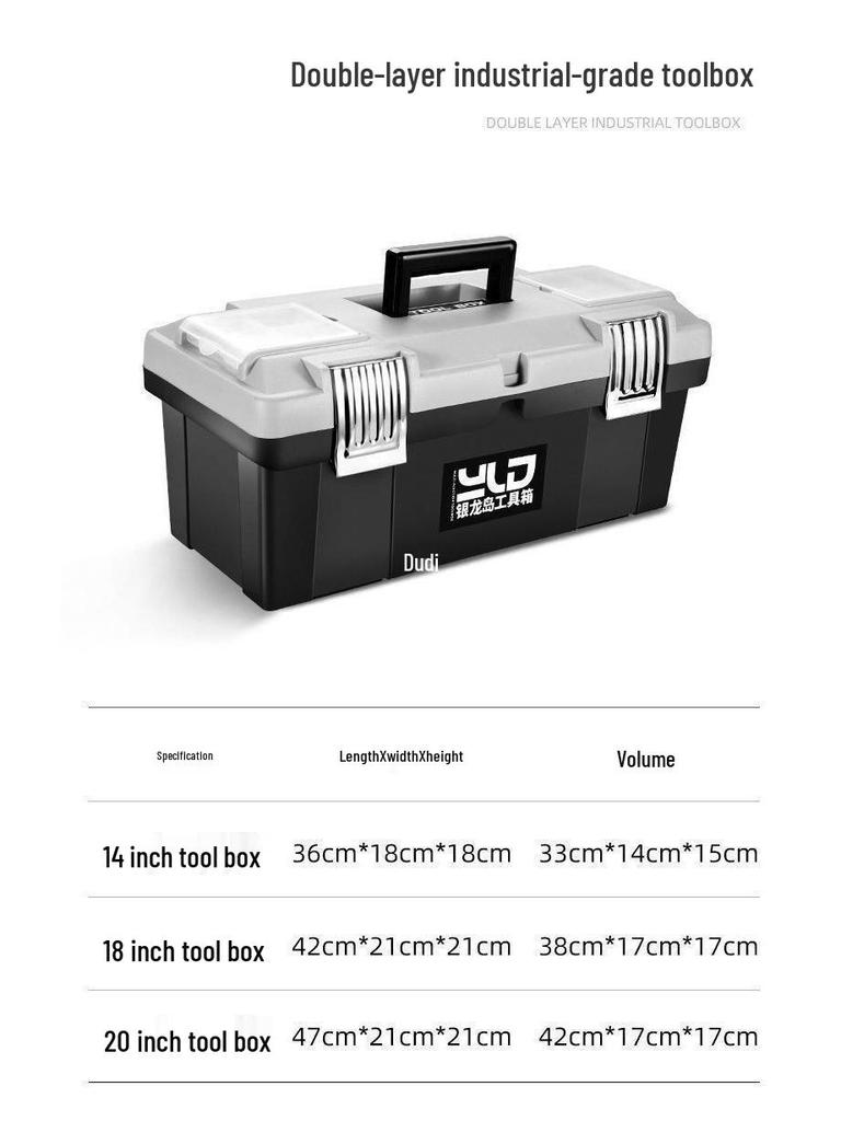 Silver Dragon Island Tragbare Multifunktions-Aufbewahrungs-Werkzeugbox - Erhältlich in kleinen und großen Größen