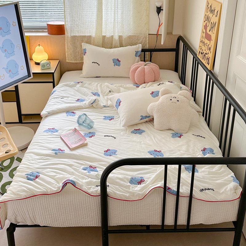 2025 Soft Milk Knit Cotton Soy Summer Cool Quilt