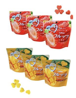 Fruits Fruit Snacks 30g 3 Decoration Heart Shape (Strawberry, Mango, Each, Bags) [Bulk Purchase] Granola/Sweets
