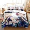 Comforter Vtuber Ninomae Bedding Set Single Twin Full Queen King Size Bed Set Aldult Kid Bedroom S 3D Print Kawaii Anime