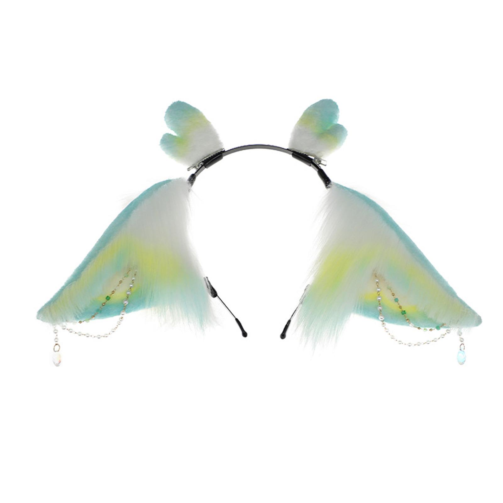 

Ручная работа повязка на голову с ушками дракона, рога, аксессуары для косплея для девочек, костюм для маскарада на Хэллоуин, косплей-вечеринка A