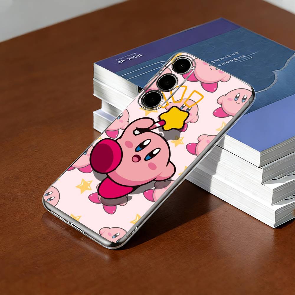 Cartoons Pink k-Kirbys-KK Phone Case For SamsungA10,12,20,21S,30,31,40,50,51,52,70,71 Transparent Cover