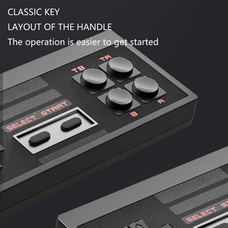Retro 8 Bits TV Game Consoles Build In Classical Game & Double Strong Controllers Simple Operate for Family Entertainment