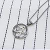Trending Men's Alloy Hexagram Pentagram Pendant Sweater Chain - European American Style