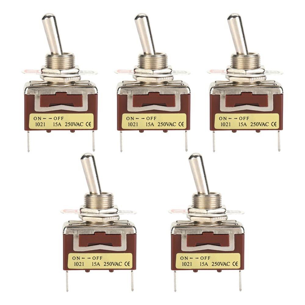 5PCS 6.3 Quick Pins 2 Pin 2 Position ON-OFF 1021 Mechanical Valve  Various Applications