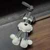 Handgefertigt Echtes Leder Schnauzer Niedlicher Taschenanhänger Schlüsselanhänger Geschenk Niedliche Dekoration Geeignet für Taschen Exquisiter Anhänger Taschenzubehör