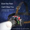 500 Meters LED Induction Head Lamp  Zoom Searchlight  COB High Bright Flood Light IP65 Waterproof   Camping Headlight