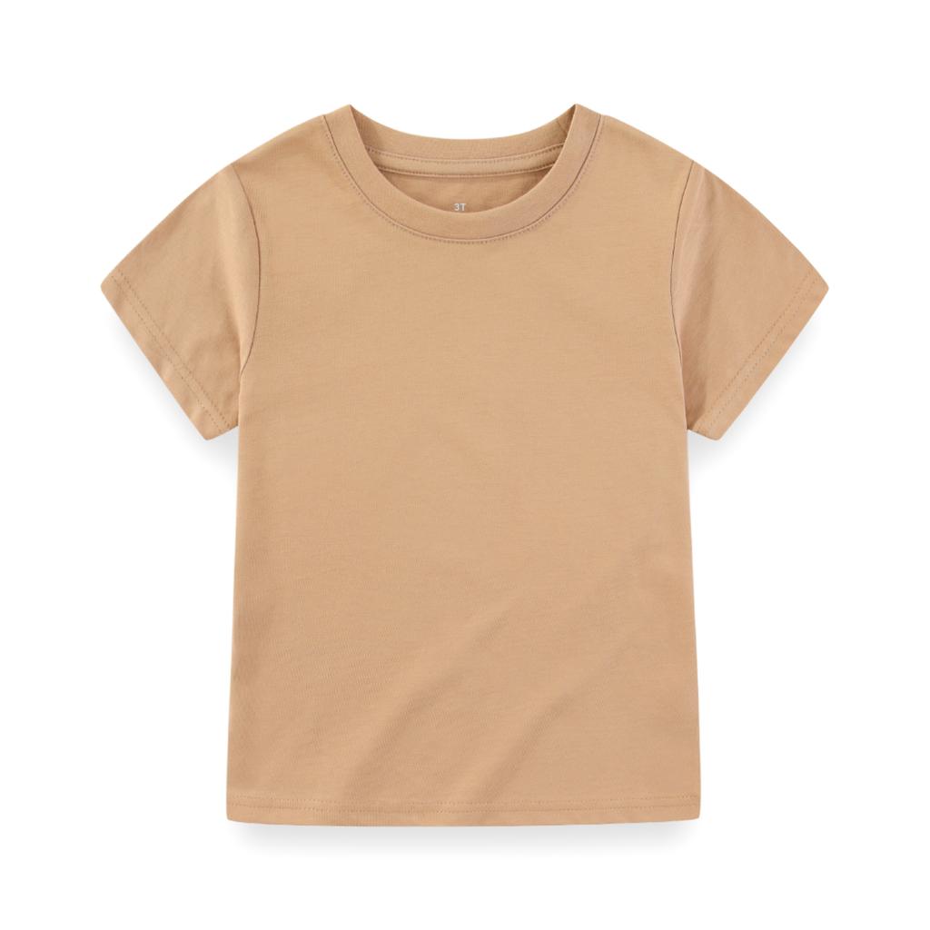 KIDDIEZOOM Modisches und bequemes kurzärmeliges T-Shirt für Säuglinge und Kleinkinder, Jungen und Mädchen, 100 % reine Baumwolle, weiche Neugeborenenkleidung