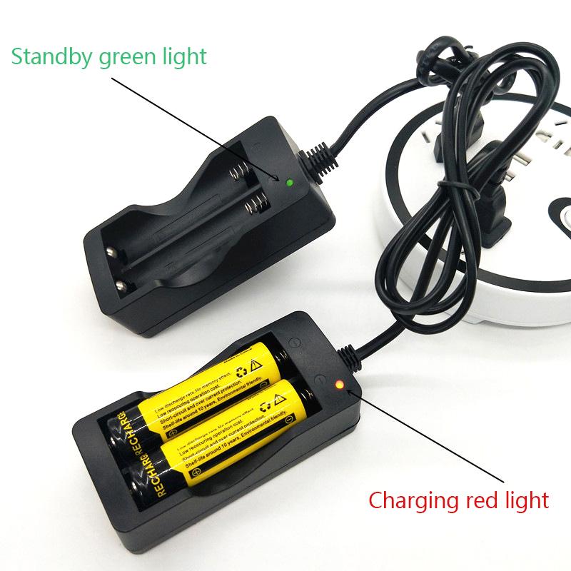 1Pc 18650 Lithium Battery Charger With Intelligent Dual Charging