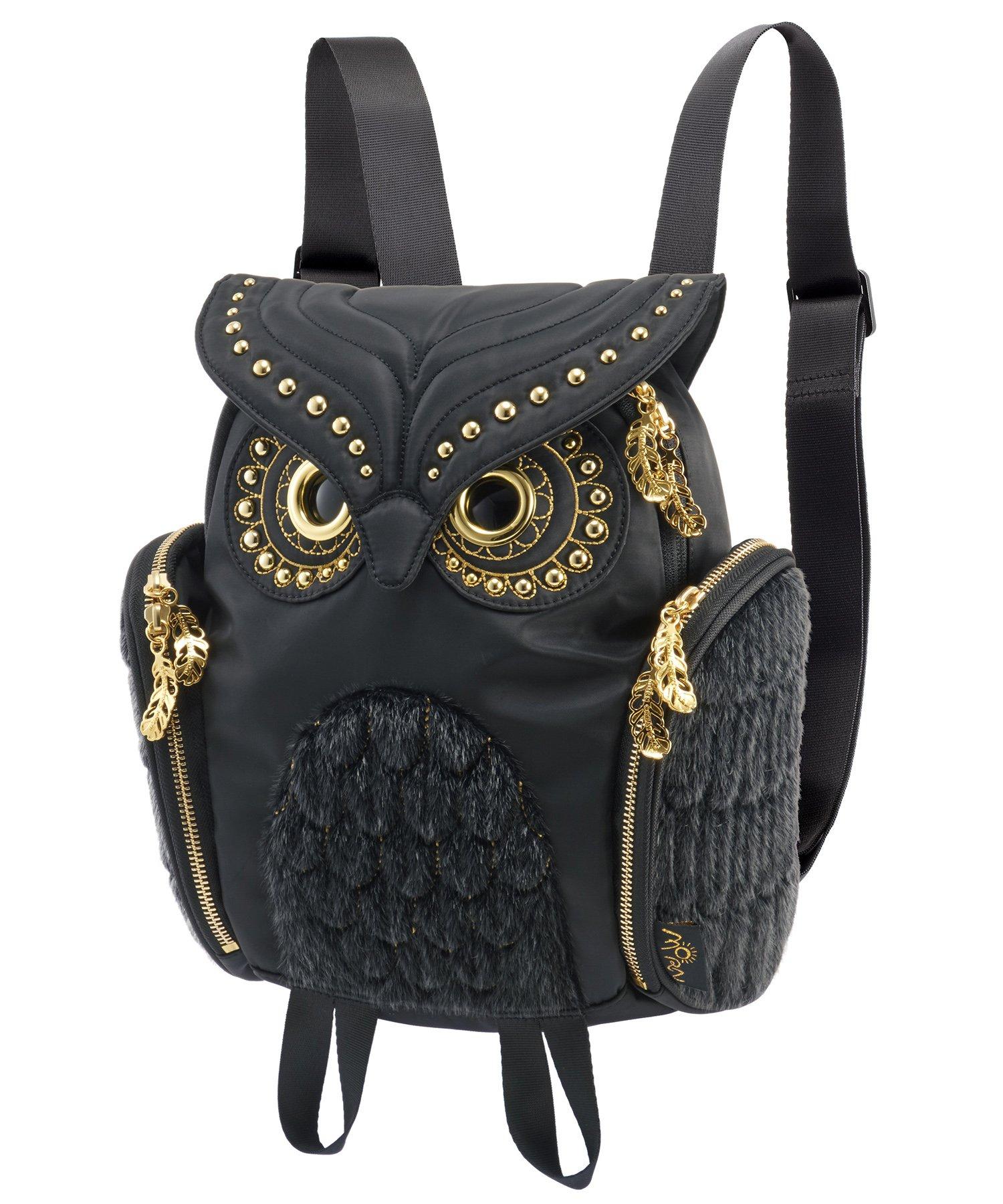 

MORN CREATIONS Owl Classic Women s Fur Glow (Black)