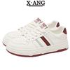 Leather Flat-soled White Shoes Children's Spring 2025 New Lightweight Soft-soled Single Shoes Casual Sports Shoes Board Shoes