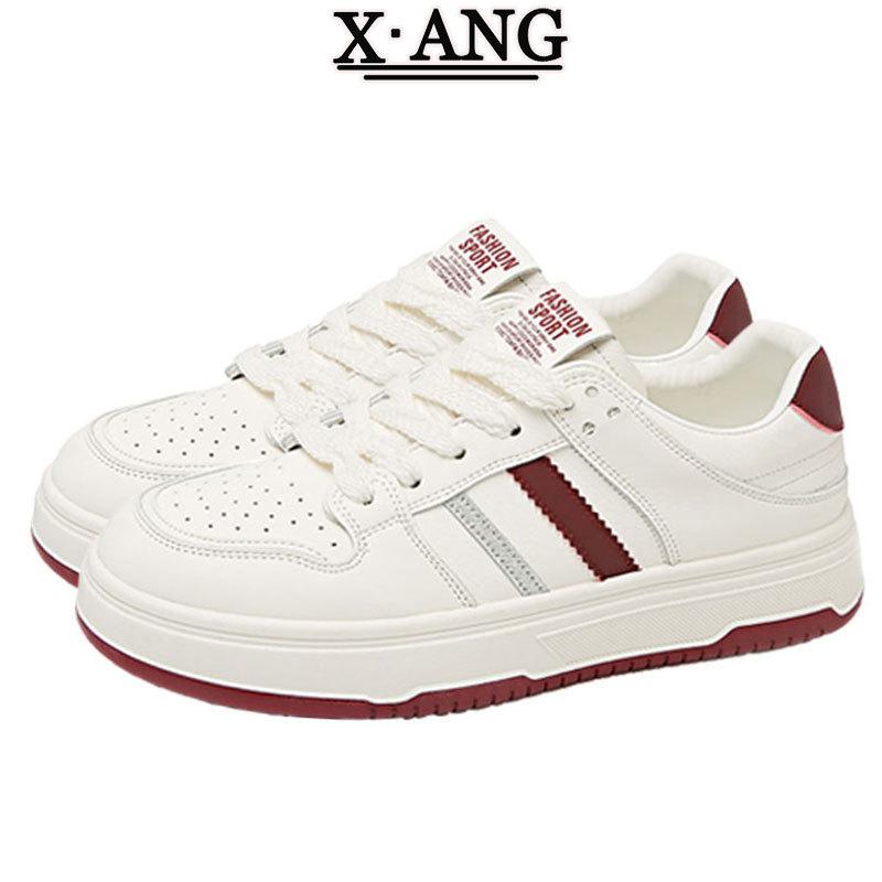 Leather Flat-soled White Shoes Children's Spring 2025 New Lightweight Soft-soled Single Shoes Casual Sports Shoes Board Shoes