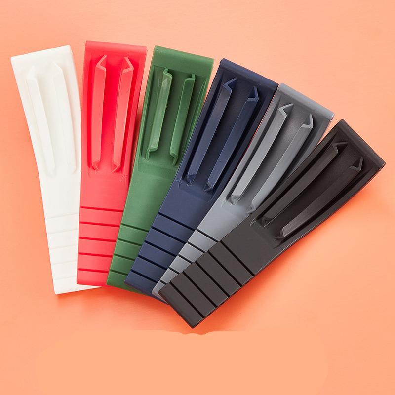 Watchband 20mm Nature Soft Silicone Rubber Watchband For Rolex Watch Strap Daytona Submariner GMT OYSTERFLEX Bracelet Folding Buckle