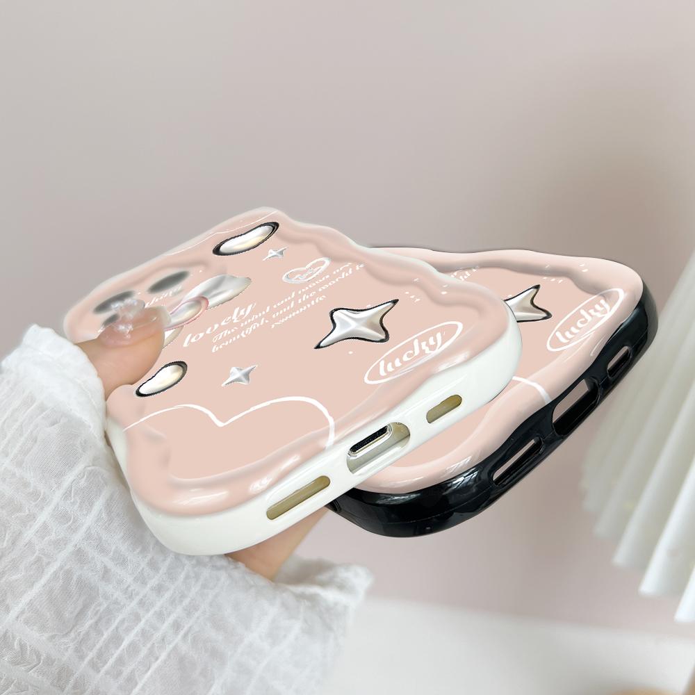 Für OPPO A12 A15 A38 A58 A60 A76 A92 Reno8 11F 11Pro 12 Realme 10 12Pro 14 C35 C63 Mode-Mädchen Cremige Textur Weiches Silikon Vollständiger Linsenschutz Hülle