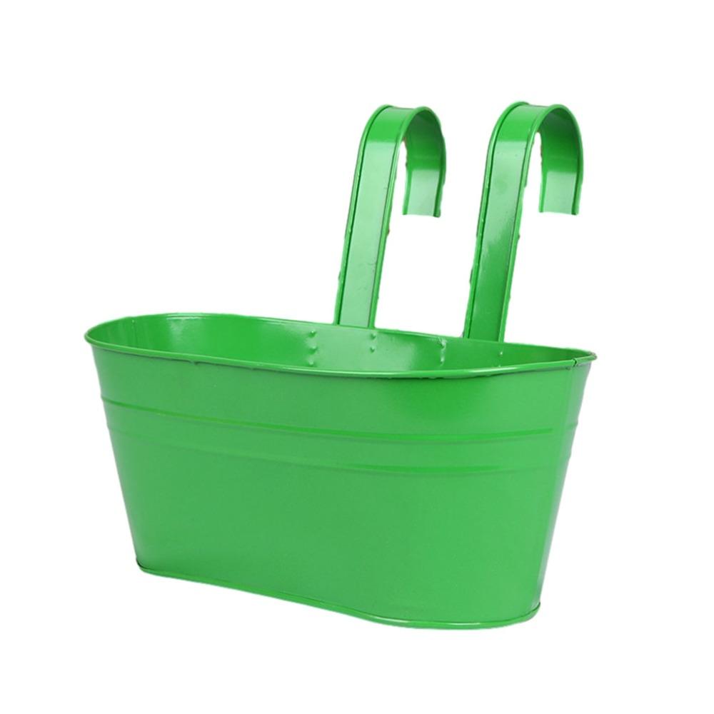 Solid Color Wall Hanging Flower Pots Self Watering Lazy Flower Pot