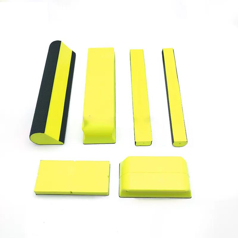 7Pcs DIY Set Foam Flexible PU Sanding Block Hook And Loop Hand Polish Block Disc Hand Sanding Pad For Car Polishing Tool
