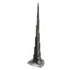 Burj Khalifa Tower Model Gray Alloy Miniature Dubai Tower Ornament Dubai Landmark Building Model