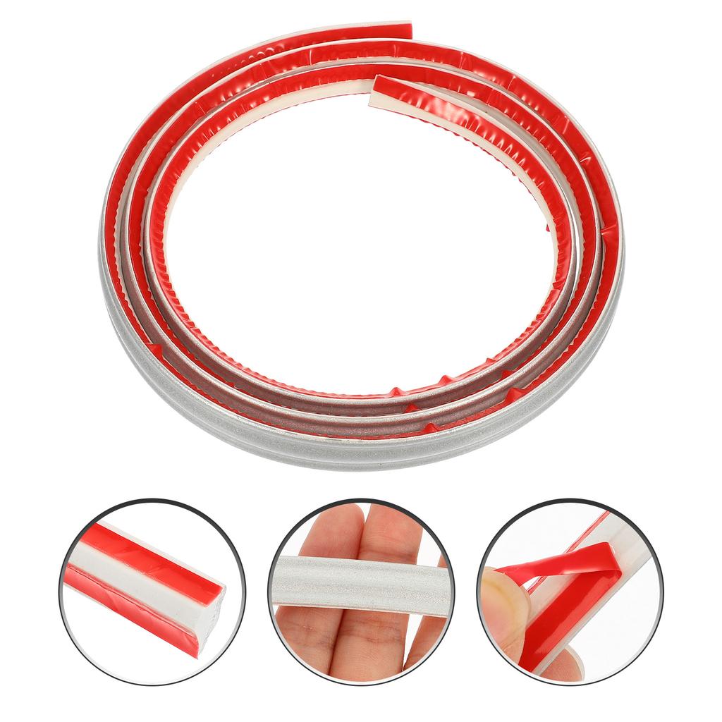 1 Roll PVC Wall Corner Self Adhesive Molding Trim Flexible Caulk Strip for Kitchen Bathroom Decoration